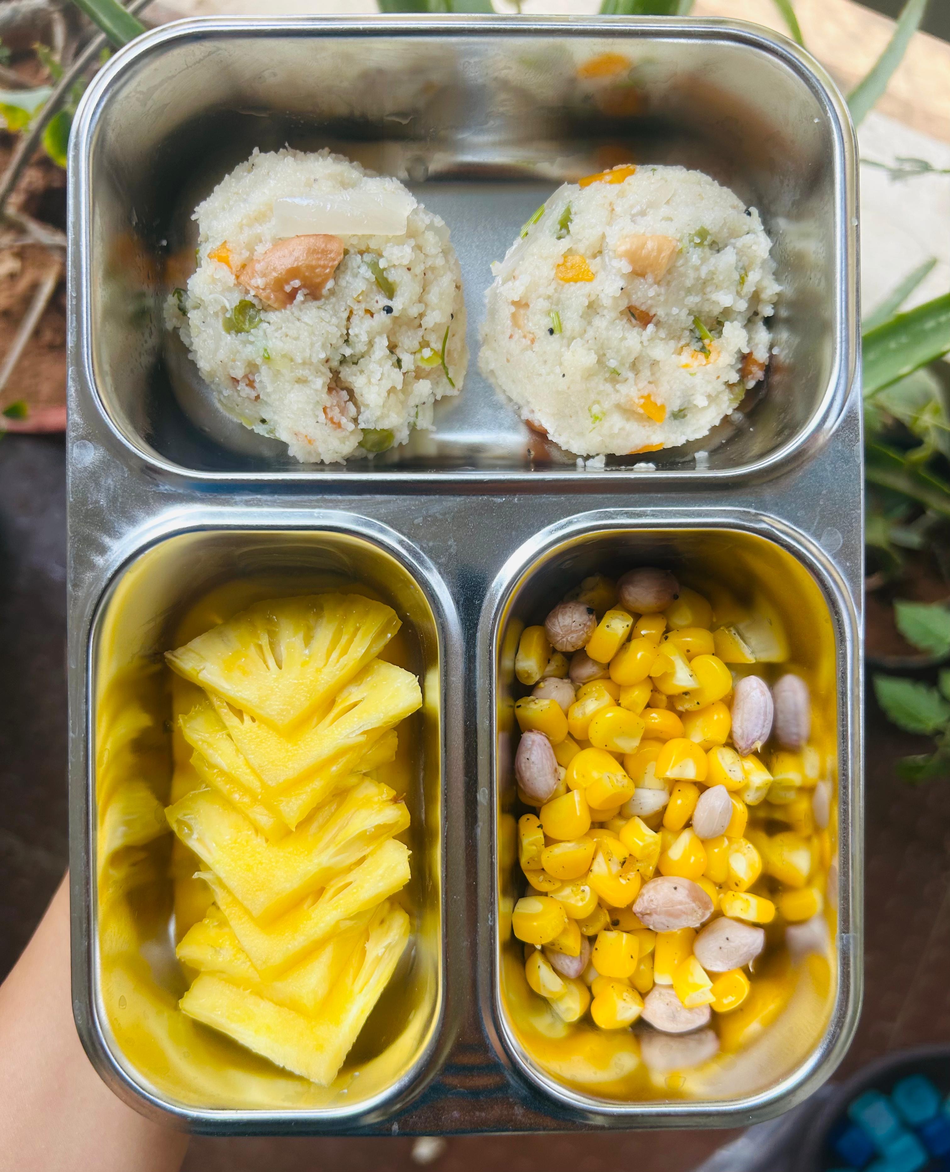 Nutritious lunch box ready for delivery