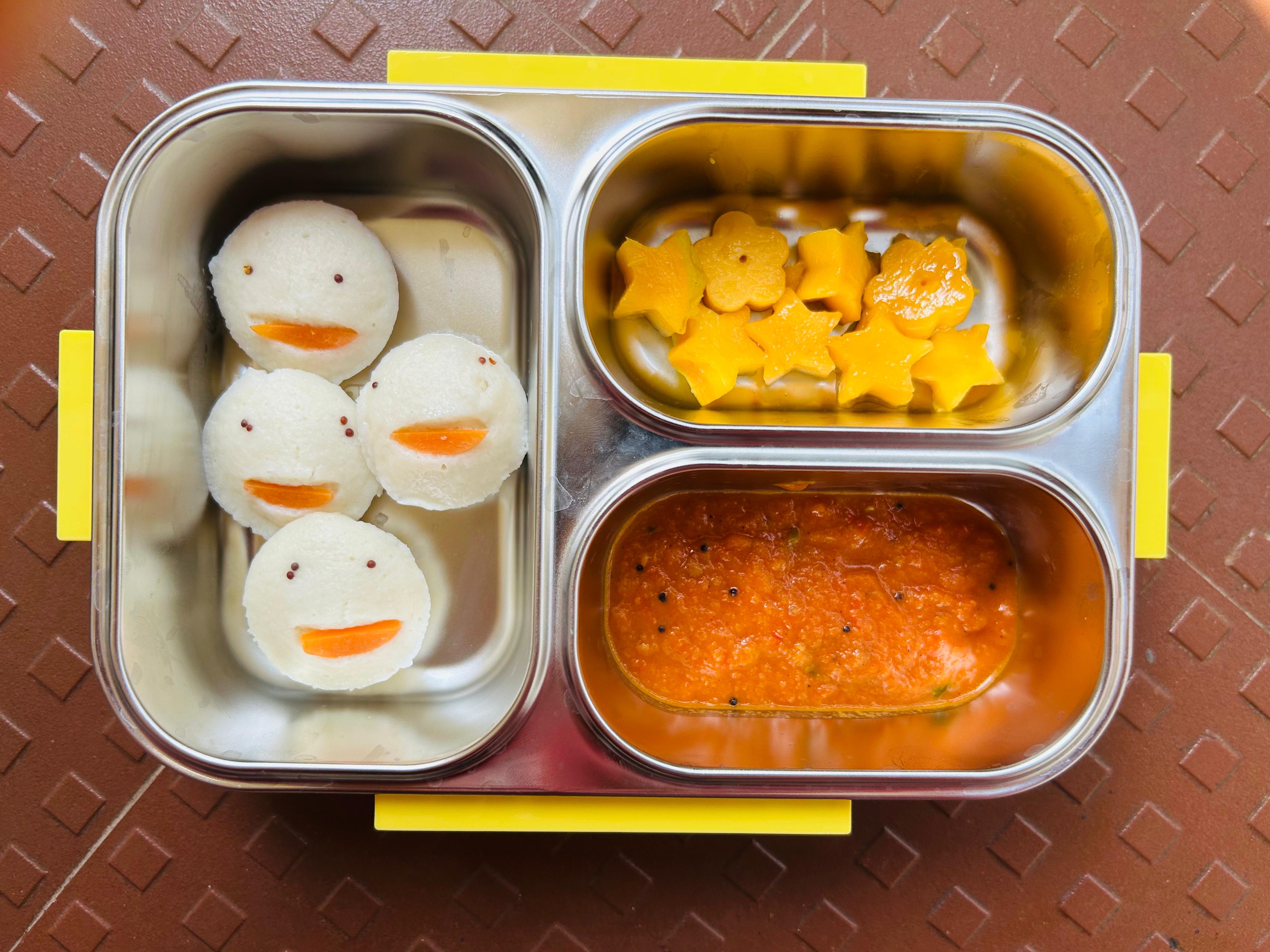 Colorful and healthy kids meal
