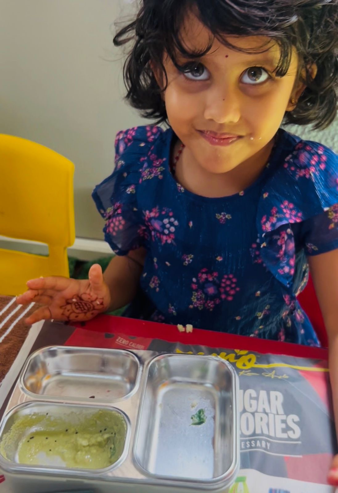 Kids enjoying food with friends